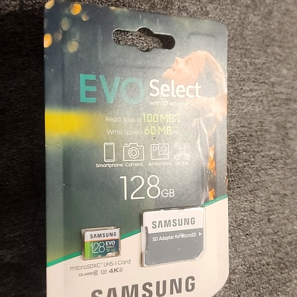 New Samsung evo select 128gb select